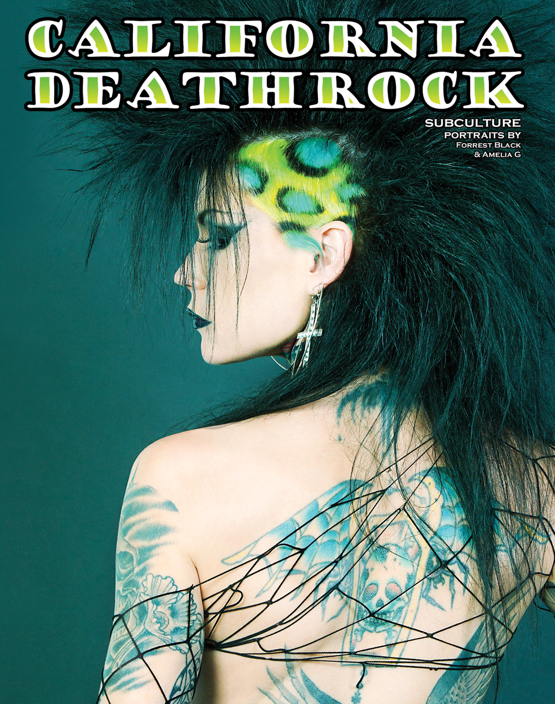 Malice McMunn on the Book Cover of California Deathrock